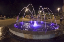 Piękna fontanna w Goleszowie